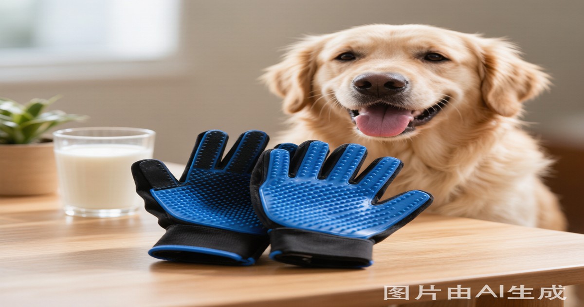 Five top-rated pet grooming gloves for shedding control and bathing — HandsOn, Delomo, Pat Your Pet, Pet Portal, and FFCA